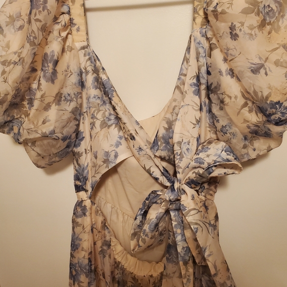 Abercrombie & Fitch Blue Floral Maxi Dress - Picture 5 of 5